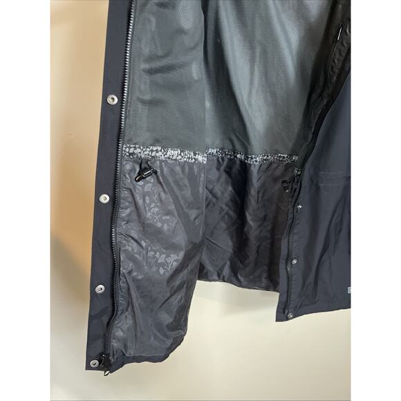 REI Elements Lightweight Full Zip Rain Ski Jacket w/ Removable Hood Sz XL Cinch - Picture 8 of 9